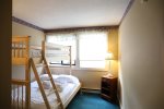 Waterville Valley Condo Bunk Room with 1 Twin and 1 Double Bed